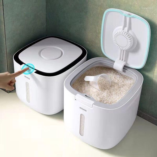 storage bottles & jars 5l kitchen collection nano bucket insect-proof moisture-proof rice cylinder sealed grain household box
storage bottles & jars 5l kitchen collection nano bucket insect-proof moisture-proof rice cylinder sealed grain household box