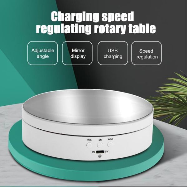 motorized turntable 360 degree revolving 4kg load bearing cosmetic battery usb powered rotating display stand shop platform other home decor
motorized turntable 360 degree revolving 4kg load bearing cosmetic battery usb powered rotating display stand shop platform other home decor