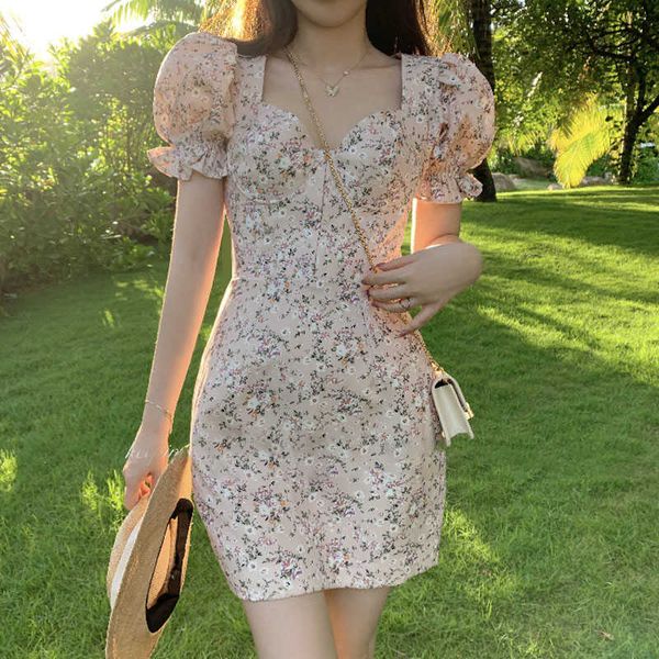summer bodycon mini dress french puff sleeve women party casual vintage korean y2k clothing 210604, Black;gray
summer bodycon mini dress french puff sleeve women party casual vintage korean y2k clothing 210604, Black;gray