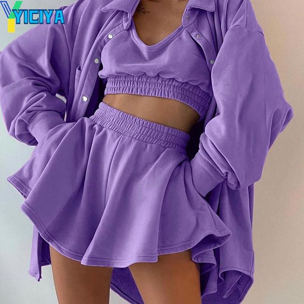 women's tracksuits casual loose tracksuit women solid blouse and crop shorts co-ord sets three pieces set loungewear clothing, Gray
women's tracksuits casual loose tracksuit women solid blouse and crop shorts co-ord sets three pieces set loungewear clothing, Gray