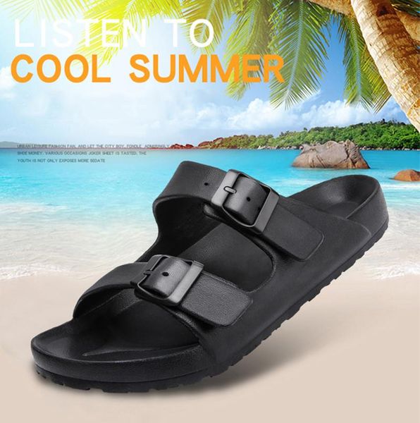summer women's slippers beach shoes buckle muller outdoor sandals casual couple zapatos de mujer, Black
summer women's slippers beach shoes buckle muller outdoor sandals casual couple zapatos de mujer, Black