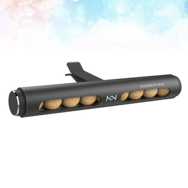 car 9 beads beans clip air vent freshener (black)