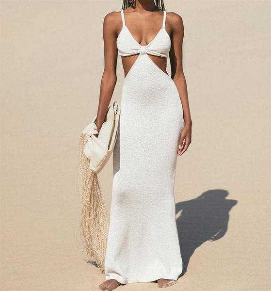 women's swimwear bathroom outings women 2021 beach clothes cover up dress bikini covers summer backless slim lvkong skirt with shoulder, White;black
women's swimwear bathroom outings women 2021 beach clothes cover up dress bikini covers summer backless slim lvkong skirt with shoulder, White;black