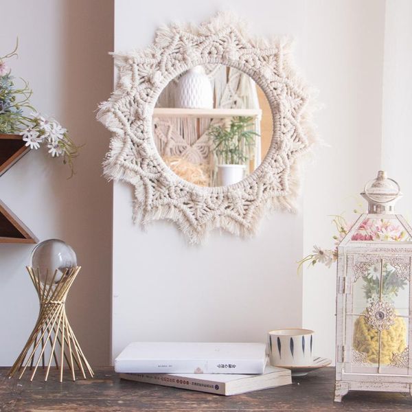 mirrors bohemian macrame circle mirror wall decor bedroom living room entry way decorative cotton woven boho hanging make up
mirrors bohemian macrame circle mirror wall decor bedroom living room entry way decorative cotton woven boho hanging make up
