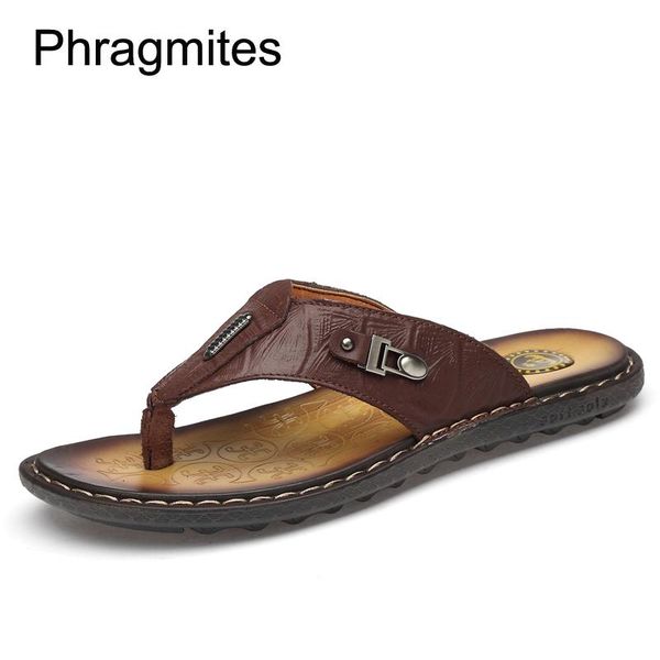 slippers phragmites summer cow leather fashion metal rivet men shoes non-slip bath factory sale flip flops, Black
slippers phragmites summer cow leather fashion metal rivet men shoes non-slip bath factory sale flip flops, Black