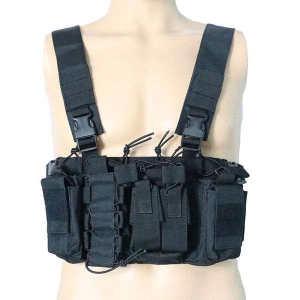 outdoor hunting vest tactical ammo chest rig removable duty with triple open-mag pouch fast ak ar m4 famas jackets, Camo;black
outdoor hunting vest tactical ammo chest rig removable duty with triple open-mag pouch fast ak ar m4 famas jackets, Camo;black