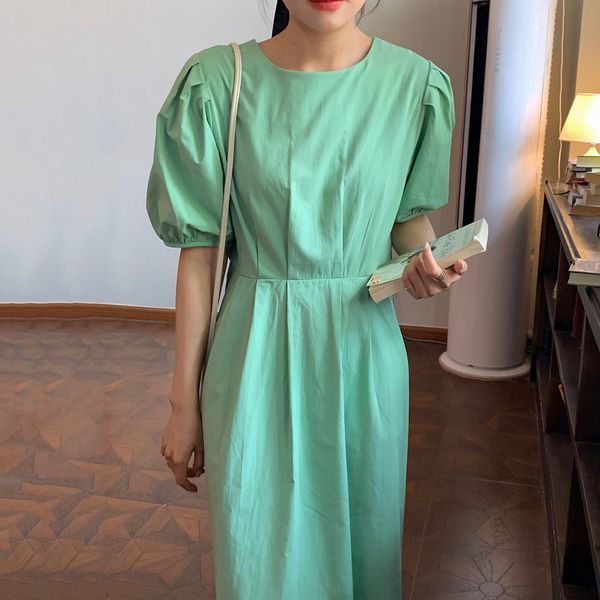 summer elegant temperament vacation gentle green round neck halter lace-up puff sleeve robe dress 16f1311 210510, Black;gray
summer elegant temperament vacation gentle green round neck halter lace-up puff sleeve robe dress 16f1311 210510, Black;gray