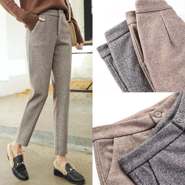 woolen harem pants women spring autumn fashion casual ankle-length trousers female high waist loose plus size women's & capris, Black;white
woolen harem pants women spring autumn fashion casual ankle-length trousers female high waist loose plus size women's & capris, Black;white