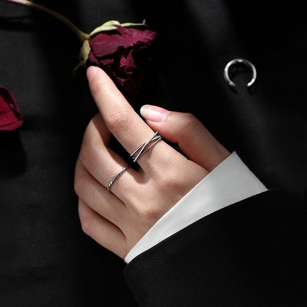 cluster rings open twist geometric for women adjustable korea simple retro fashion female punk design student jewelry gift boyulige, Golden;silver
cluster rings open twist geometric for women adjustable korea simple retro fashion female punk design student jewelry gift boyulige, Golden;silver