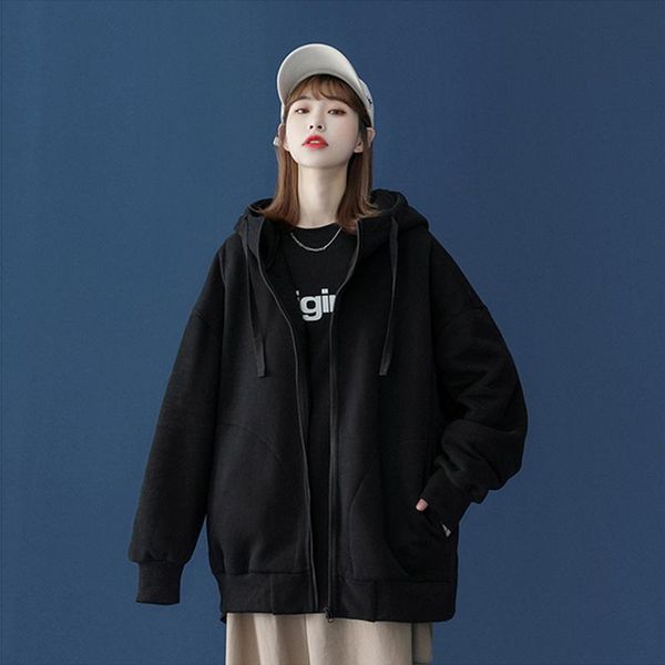 women's jackets women jacket spring and autumn solid hoode bomber casual loose baseball windbreaker 2021 korean, Black;brown
women's jackets women jacket spring and autumn solid hoode bomber casual loose baseball windbreaker 2021 korean, Black;brown