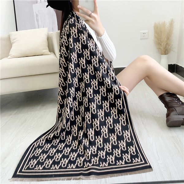 tippet muffler scarf 2021 korean dongdamen letter thickened scarf women's autumn and winter long warm imitation cashmere shawl bib, Blue;gray
tippet muffler scarf 2021 korean dongdamen letter thickened scarf women's autumn and winter long warm imitation cashmere shawl bib, Blue;gray