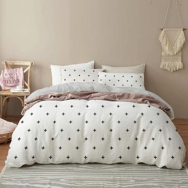 bedding sets luxury geometric pattern white printed duvet cover set for home housse de couette simple comforter covers
bedding sets luxury geometric pattern white printed duvet cover set for home housse de couette simple comforter covers
