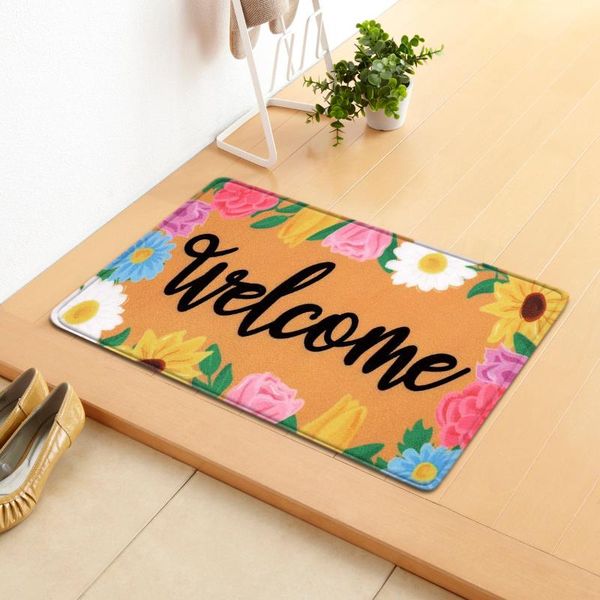 flower welcome anti-slip doormat kitchen entrance door mat indoor floor mats bathroom carpets
flower welcome anti-slip doormat kitchen entrance door mat indoor floor mats bathroom carpets