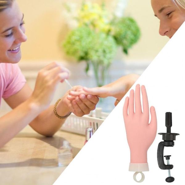 nail art equipment fl-147a manicure model practice hand movable rotation abs fake artificial left for beginners, Silver 
nail art equipment fl-147a manicure model practice hand movable rotation abs fake artificial left for beginners, Silver