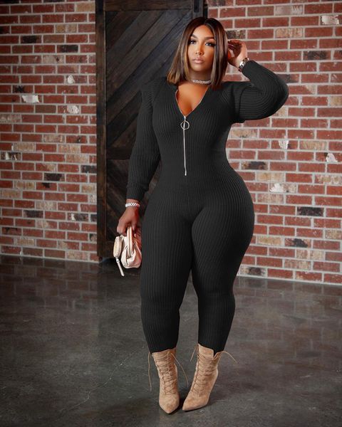 womens knitted skinny rompers designer female long sleeve casual one piece jumpsuits fashion trend slim zipper hooded plus size bodysuits, Black;white
womens knitted skinny rompers designer female long sleeve casual one piece jumpsuits fashion trend slim zipper hooded plus size bodysuits, Black;white