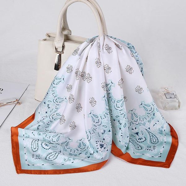 scarves fashion silk scarf women print hair neck square office ladies shawl bandanna muslim hijab foulard ins printing, Blue;gray
scarves fashion silk scarf women print hair neck square office ladies shawl bandanna muslim hijab foulard ins printing, Blue;gray