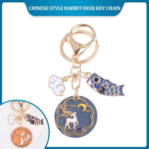 keychains china's wind carp streamer charms keychain cute enamel animal deer elk cat key chains with clasp children's day gift cou, Silver
keychains china's wind carp streamer charms keychain cute enamel animal deer elk cat key chains with clasp children's day gift cou, Silver