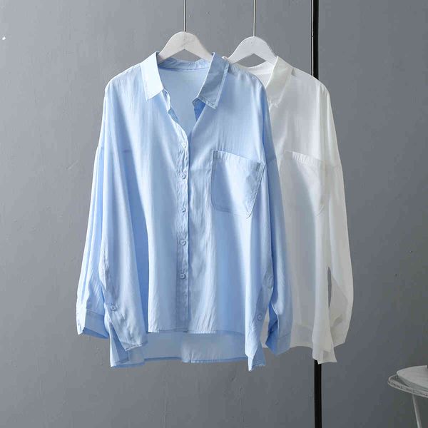 women blusas mujer de moda spring autumn long sleevepockets blouse shirt solid color casual 677i 210420, White
women blusas mujer de moda spring autumn long sleevepockets blouse shirt solid color casual 677i 210420, White