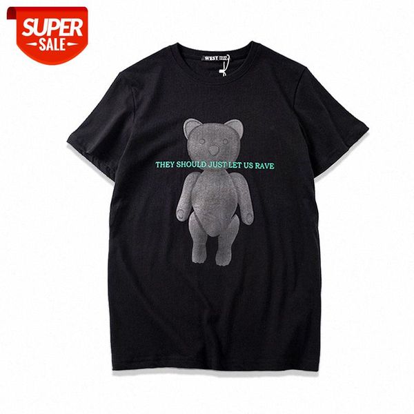 t shirt invisible little grizzly bear 19 summer men and women trendy brand personality short-sleeved t-shirt loose round neck lovers p #xp75, White;black
t shirt invisible little grizzly bear 19 summer men and women trendy brand personality short-sleeved t-shirt loose round neck lovers p #xp75, White;black