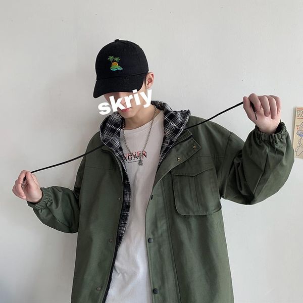 men's jackets 2021 fake two-piece jacket male large size hong kong style model real s, Black;brown
men's jackets 2021 fake two-piece jacket male large size hong kong style model real s, Black;brown