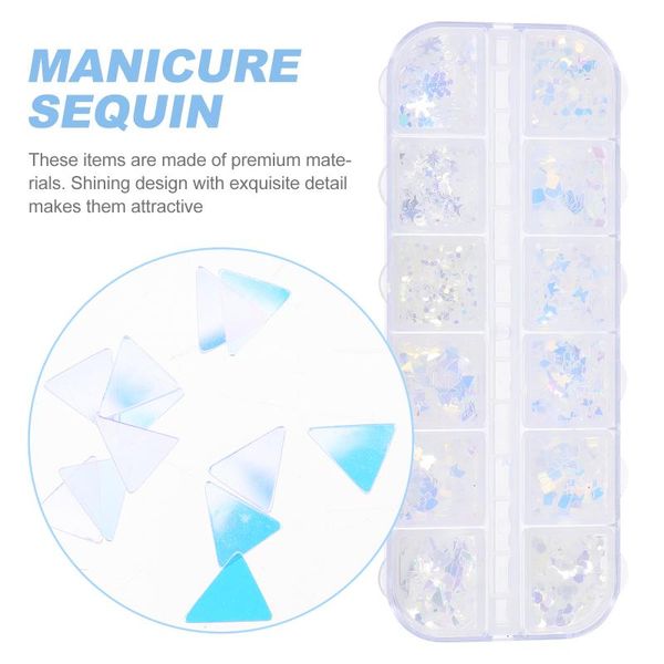 nail glitter 1 box of shiny sequin ornament for home diy art salon using manicure decor, Silver;gold
nail glitter 1 box of shiny sequin ornament for home diy art salon using manicure decor, Silver;gold