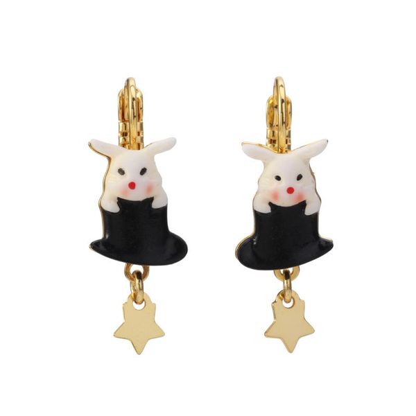 clip-on & screw back enamel glaze series magic hat circus stars ear hook earrings female, Silver
clip-on & screw back enamel glaze series magic hat circus stars ear hook earrings female, Silver