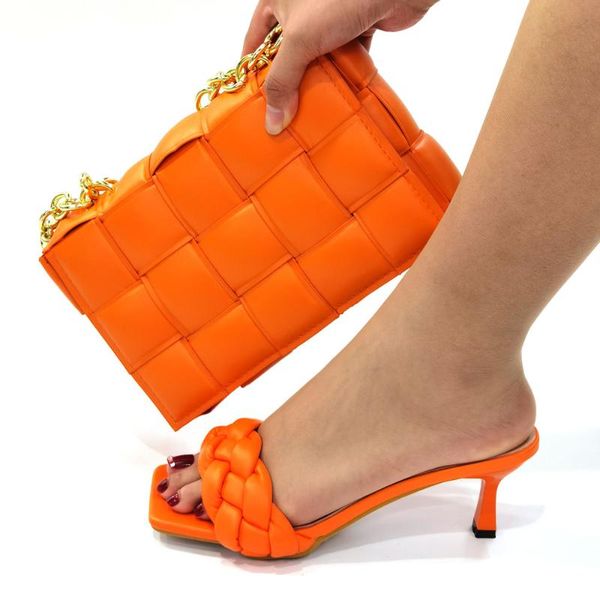dress shoes arrival summer orange color sandals and bags set fashion african women high qiality low heels for party, Black
dress shoes arrival summer orange color sandals and bags set fashion african women high qiality low heels for party, Black