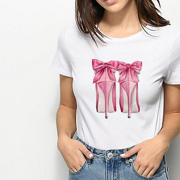 t womens shirt women kawaii print tee high heeled shoes aesthetic ropa mujer loose harajuku cute cartoon, White
t womens shirt women kawaii print tee high heeled shoes aesthetic ropa mujer loose harajuku cute cartoon, White