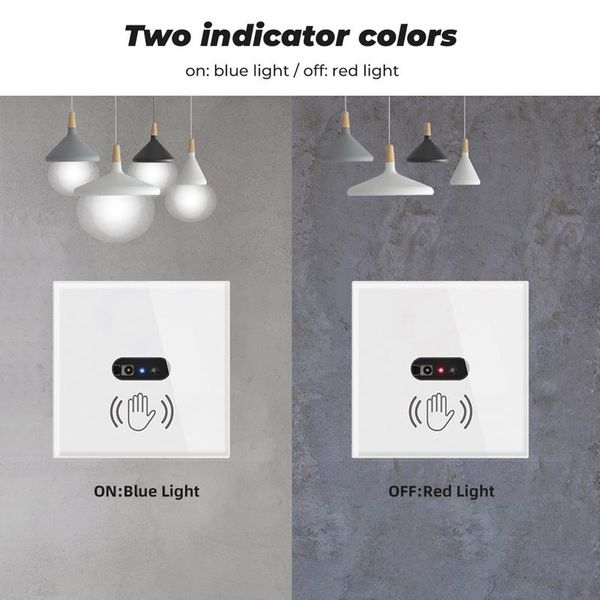 smart home control sensor switch light life non touch eu standard motion infrared crystal glass electrical power 220v 10a
smart home control sensor switch light life non touch eu standard motion infrared crystal glass electrical power 220v 10a