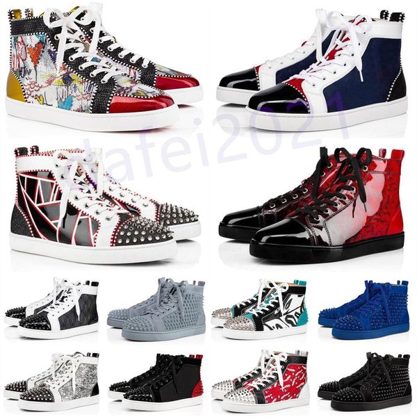 mens casual shoes women outdoor red bottoms shoe studded spikes loafers sneakers suede leather flats ttrainers jogging des chaussures a36, Black 
mens casual shoes women outdoor red bottoms shoe studded spikes loafers sneakers suede leather flats ttrainers jogging des chaussures a36, Black