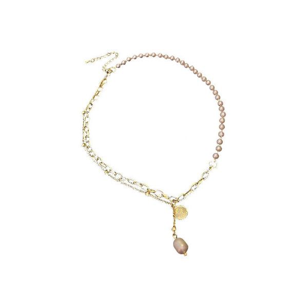 pendant necklaces yiwu wind necklace pearl metal collar bone chain female geometric fleece sweater, Silver
pendant necklaces yiwu wind necklace pearl metal collar bone chain female geometric fleece sweater, Silver