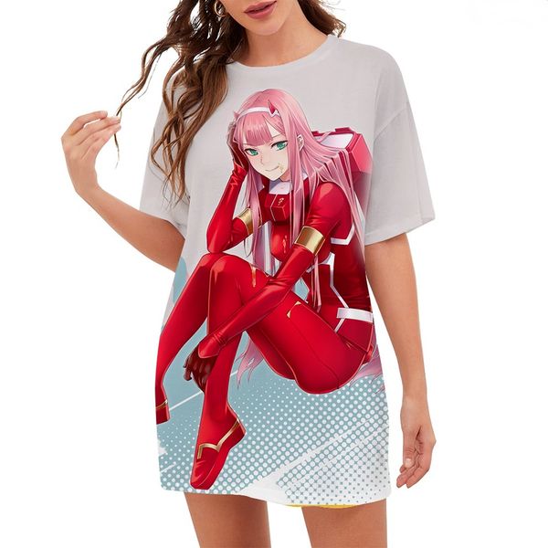 cloocl darling in the franxx women tee printed lady clothes loose short sleeve teens leisure outfits, White
cloocl darling in the franxx women tee printed lady clothes loose short sleeve teens leisure outfits, White