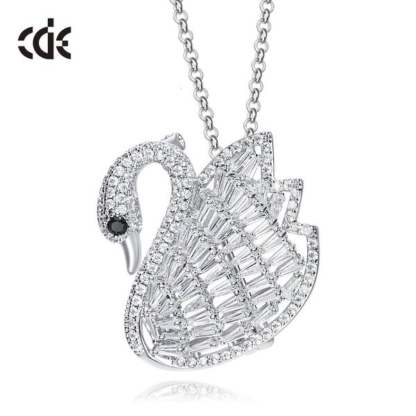 necklace sidale elegant swan copper korean women's sweater chain trend accessories zircon jewelry, Silver
necklace sidale elegant swan copper korean women's sweater chain trend accessories zircon jewelry, Silver