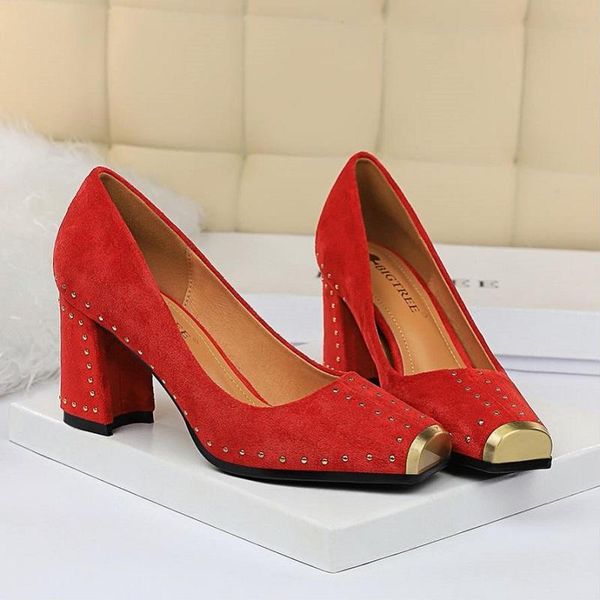 dress shoes women's block high heels office ladies pumps rivet square toe platform party fashion candy color wedding, Black
dress shoes women's block high heels office ladies pumps rivet square toe platform party fashion candy color wedding, Black