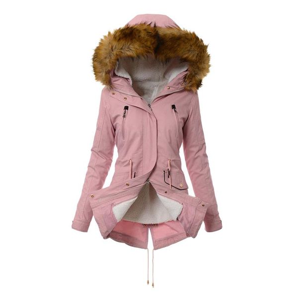 women's wool & blends winter long parkas jackets coat 2021 women casual thicken warm female fur collar coats oct 28th, Black
women's wool & blends winter long parkas jackets coat 2021 women casual thicken warm female fur collar coats oct 28th, Black