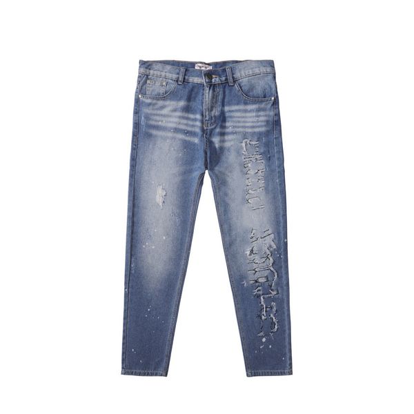 mens and women palm jeans letter printing slim-fit straight-leg jean stripe fashionable embroidery palmss denim streetwear, Blue
mens and women palm jeans letter printing slim-fit straight-leg jean stripe fashionable embroidery palmss denim streetwear, Blue