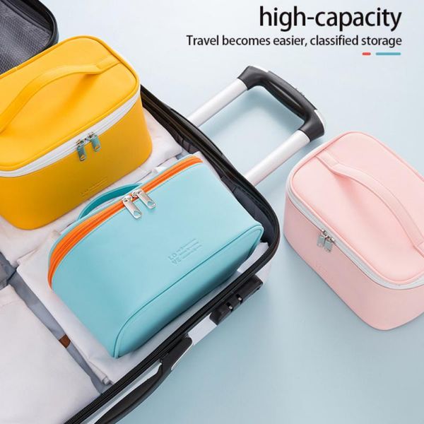 cosmetic bags & cases large-capacity storage bag pu frosted waterproof portable multifunctional travel female toiletry
cosmetic bags & cases large-capacity storage bag pu frosted waterproof portable multifunctional travel female toiletry