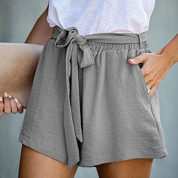 women gray shorts 2021 summer fashion casual clothes solid hip hop pocket harajuku vintage cotton linen bandage #j women's, White;black
women gray shorts 2021 summer fashion casual clothes solid hip hop pocket harajuku vintage cotton linen bandage #j women's, White;black