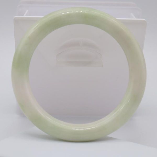bangle men women charm luxury jewelry accessories genuine silky dushan jade bracelets natural white with light green sz 57-58mm, Black
bangle men women charm luxury jewelry accessories genuine silky dushan jade bracelets natural white with light green sz 57-58mm, Black