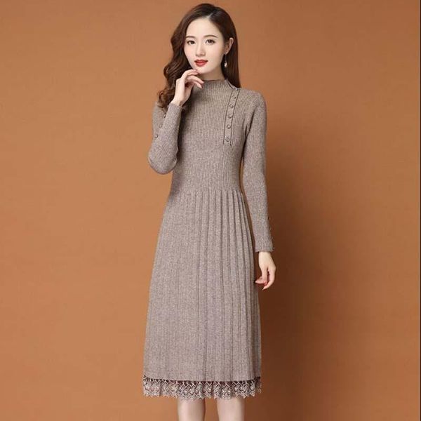 women's sweaters dress autumn and winter chiffon stitching sweater long woman dresses vestido de mujer femme robe ns4909, White;black
women's sweaters dress autumn and winter chiffon stitching sweater long woman dresses vestido de mujer femme robe ns4909, White;black