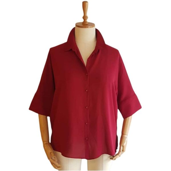 women's blouses & shirts hanezza plus size women fashion 2021 summer clothing solid half sleeve elegant chiffon 2xl - 6xl large turn-do, White
women's blouses & shirts hanezza plus size women fashion 2021 summer clothing solid half sleeve elegant chiffon 2xl - 6xl large turn-do, White