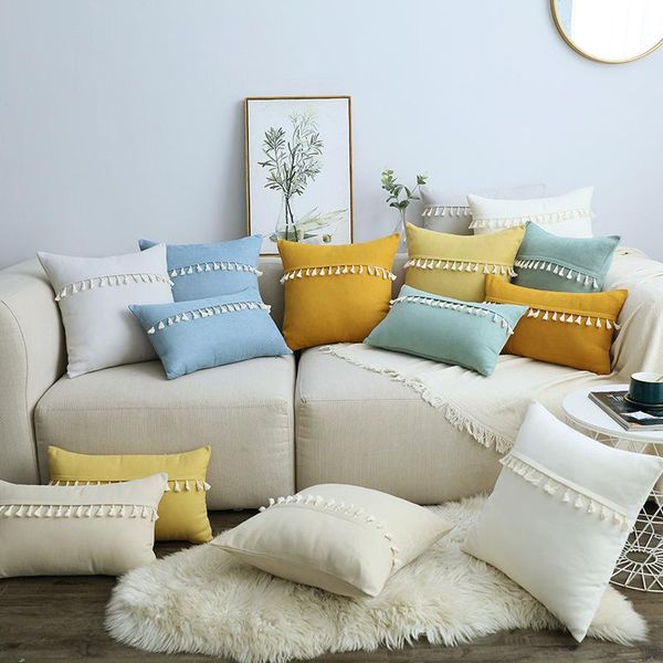 cushion/decorative pillow solid sofa cushion cover tassels 30x50cm/45x45cm throw case decorative home el office chair
cushion/decorative pillow solid sofa cushion cover tassels 30x50cm/45x45cm throw case decorative home el office chair