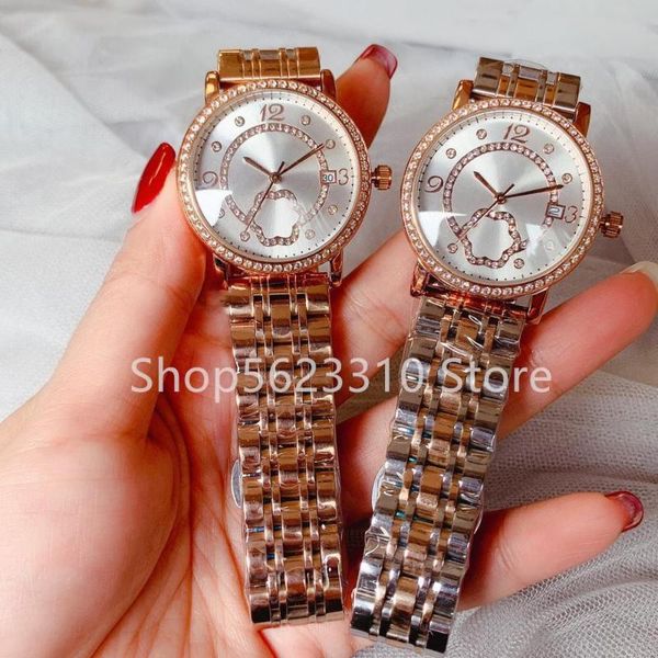 wristwatches rose gold crystal flower calendar watches stainless steel quartz wristwatch circle clock luxury women leather strap, Slivery;brown
wristwatches rose gold crystal flower calendar watches stainless steel quartz wristwatch circle clock luxury women leather strap, Slivery;brown