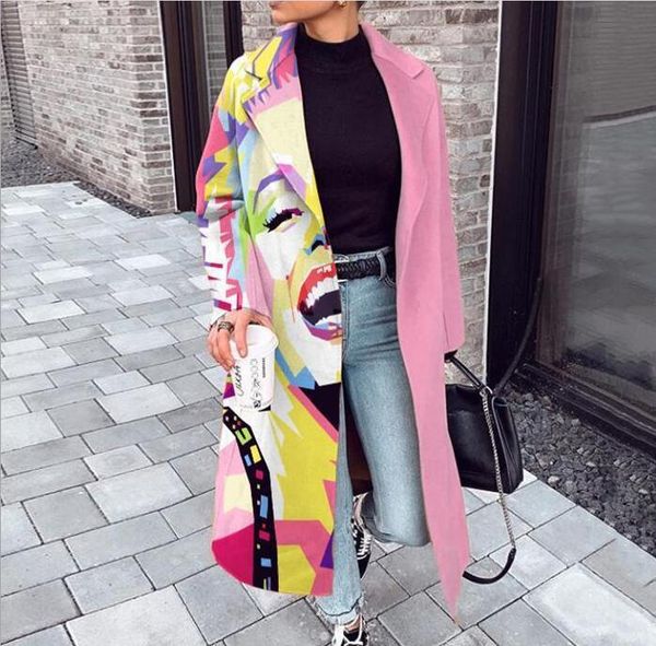 women's wool & blends 2021 autumn and winter fashion commuter lapel pocket loose mid-length thick plus size woolen coat street, Black
women's wool & blends 2021 autumn and winter fashion commuter lapel pocket loose mid-length thick plus size woolen coat street, Black