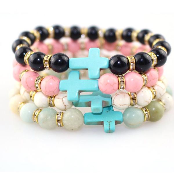 beaded, strands femela bead bracelet cross multi-color stone fashion men and women couples korean jewelry, Black
beaded, strands femela bead bracelet cross multi-color stone fashion men and women couples korean jewelry, Black