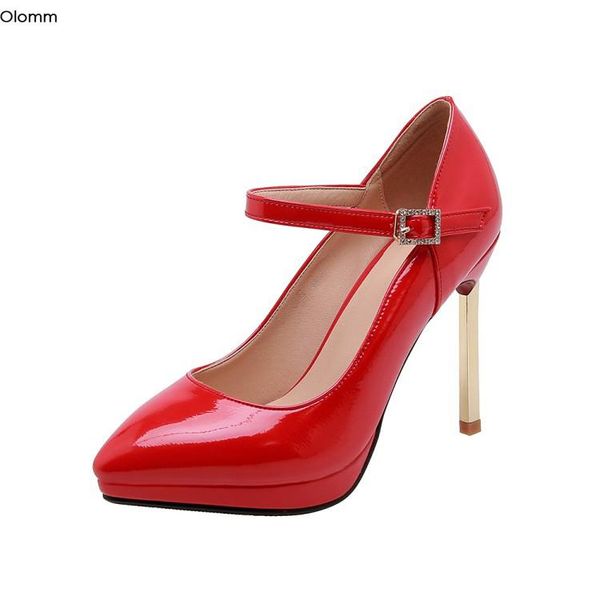olomm women shiny pumps stiletto heels pointed toe gorgeous 3 colors party dress shoes plus us size 3-.5, Black
olomm women shiny pumps stiletto heels pointed toe gorgeous 3 colors party dress shoes plus us size 3-.5, Black