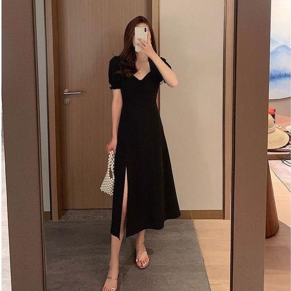 casual dresses roman holiday style tea break dress long female retro square collar puff sleeve floral woman femme robe, Black;gray
casual dresses roman holiday style tea break dress long female retro square collar puff sleeve floral woman femme robe, Black;gray