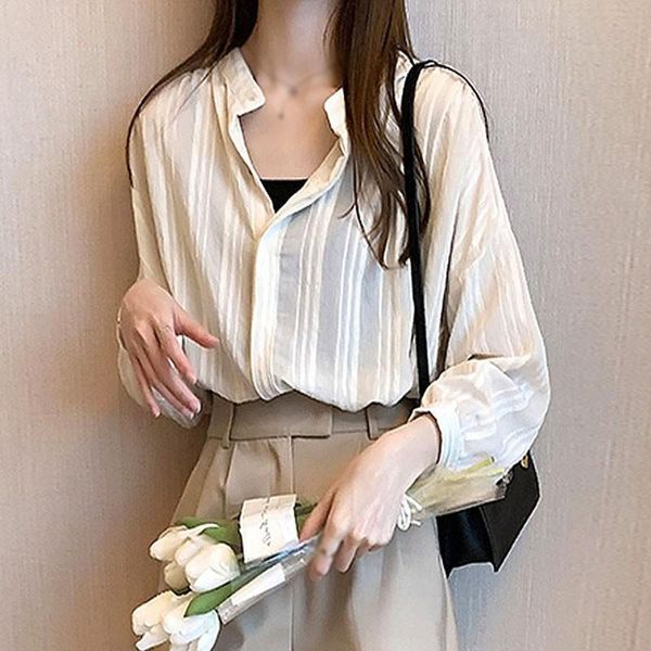 fashionable and simple shirt women's niche loose lazy sunscreen air conditioning jacket women's blouses & shirts, White
fashionable and simple shirt women's niche loose lazy sunscreen air conditioning jacket women's blouses & shirts, White