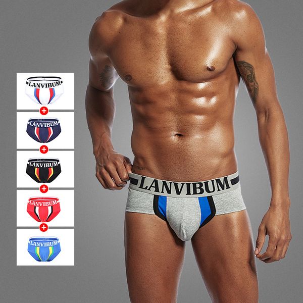 underpants the high-quality goods lanvibum men's with big contrast bag and breathable low waist cotton wind triangle underpants, Black;white
underpants the high-quality goods lanvibum men's with big contrast bag and breathable low waist cotton wind triangle underpants, Black;white