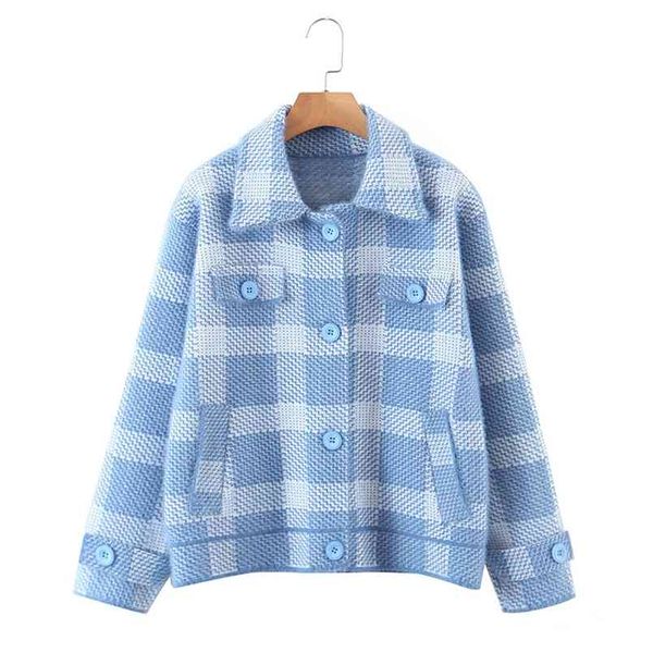 winter women elegant sweet loose keep warm lattice knitted coat lapel long sleeves female chic 210531, Black;brown
winter women elegant sweet loose keep warm lattice knitted coat lapel long sleeves female chic 210531, Black;brown